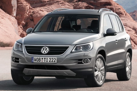 Bij de eerste Volkswagen Tiguan kon je zelf een voorkant kiezen