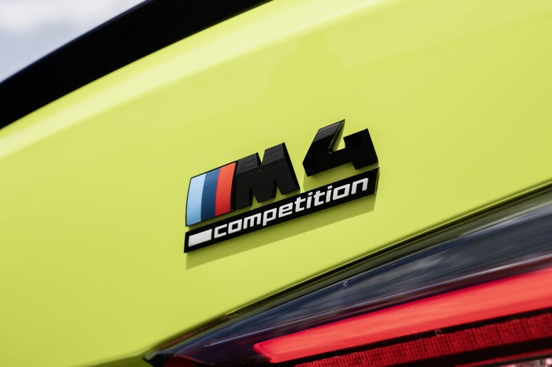 BMW M4 Competition M competition typeplaatje