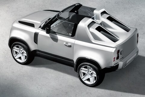 Land Rover Defender wordt open Spyder