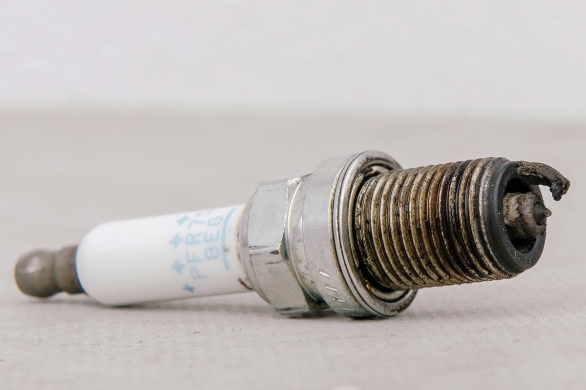 Bougies - Gebruikte bougie koolafzetting