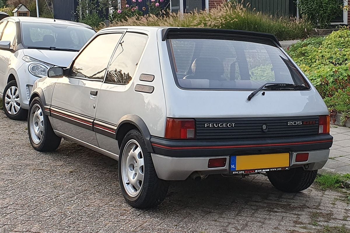 In het wild Peugeot 205 GTI (1989)