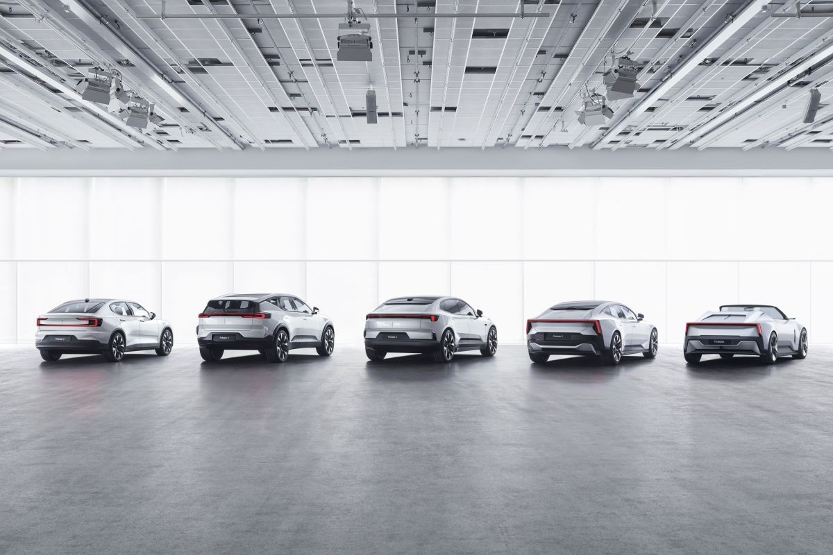 Polestar 2, 3, 4, 5 en 6