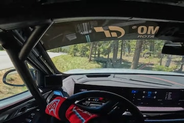 BMW XM Pikes Peak crash