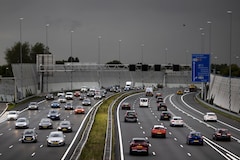 Spits, spitsuur, snelweg Ring A10 Amsterdam (ANP)