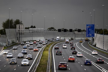 Spits, spitsuur, snelweg Ring A10 Amsterdam (ANP)