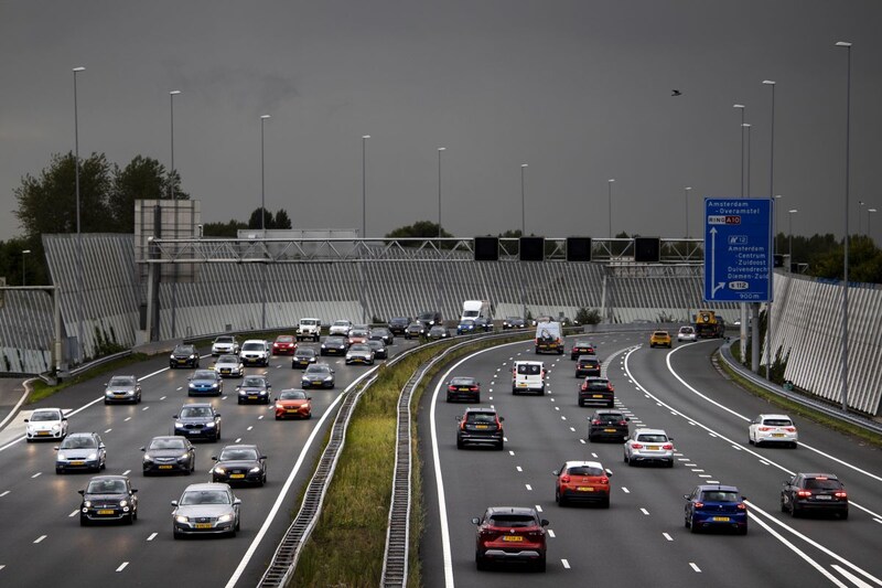 Spits, spitsuur, snelweg Ring A10 Amsterdam (ANP)