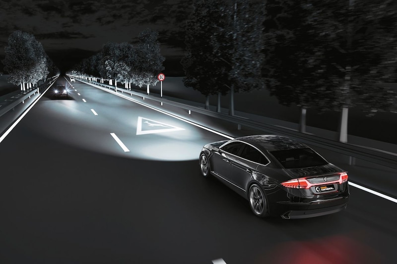 Koplampen verlichting led matrix projectie