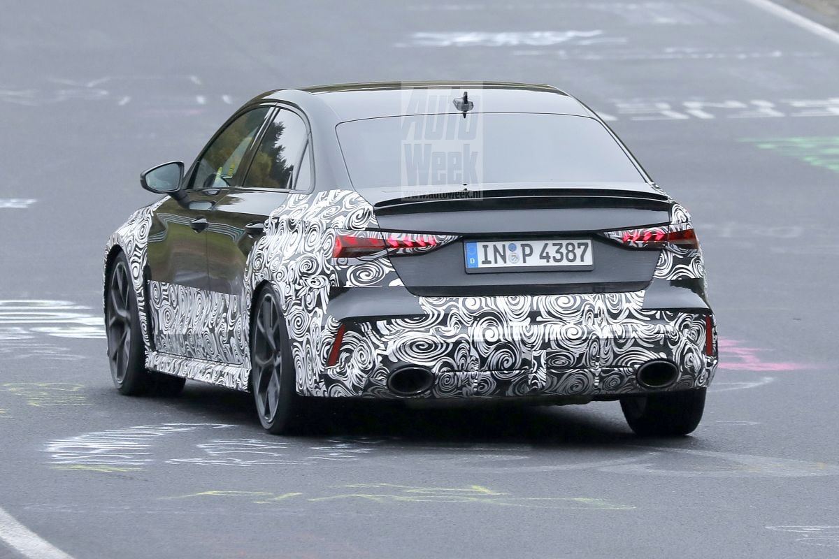 Audi S3 facelift spyshots