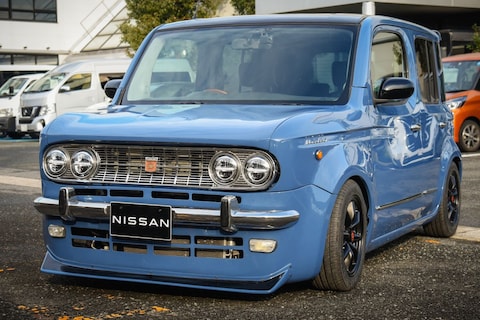 Een Cube met een Bluebird-neus: Nissan-studenten gaan los op Tokyo Auto Salon