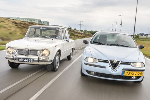 Eerbetoon aan de twee mooiste uit bloedlijn Alfa Romeo Giulia: eerste en 156