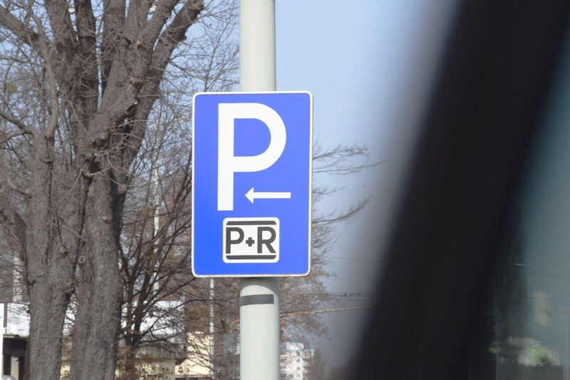 P+R parking bord P+R parkeren | Getty Images