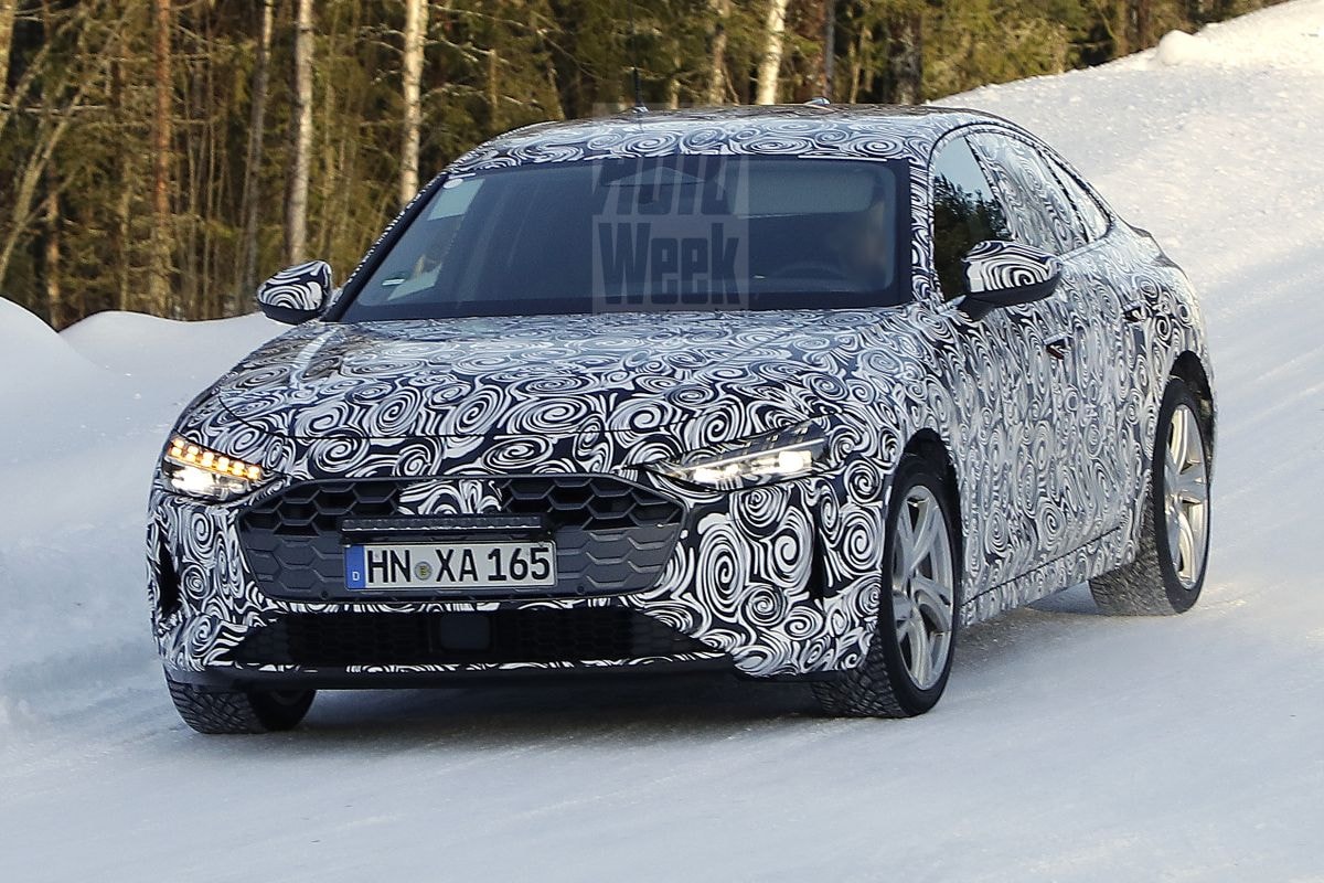 Audi A5 spyshots