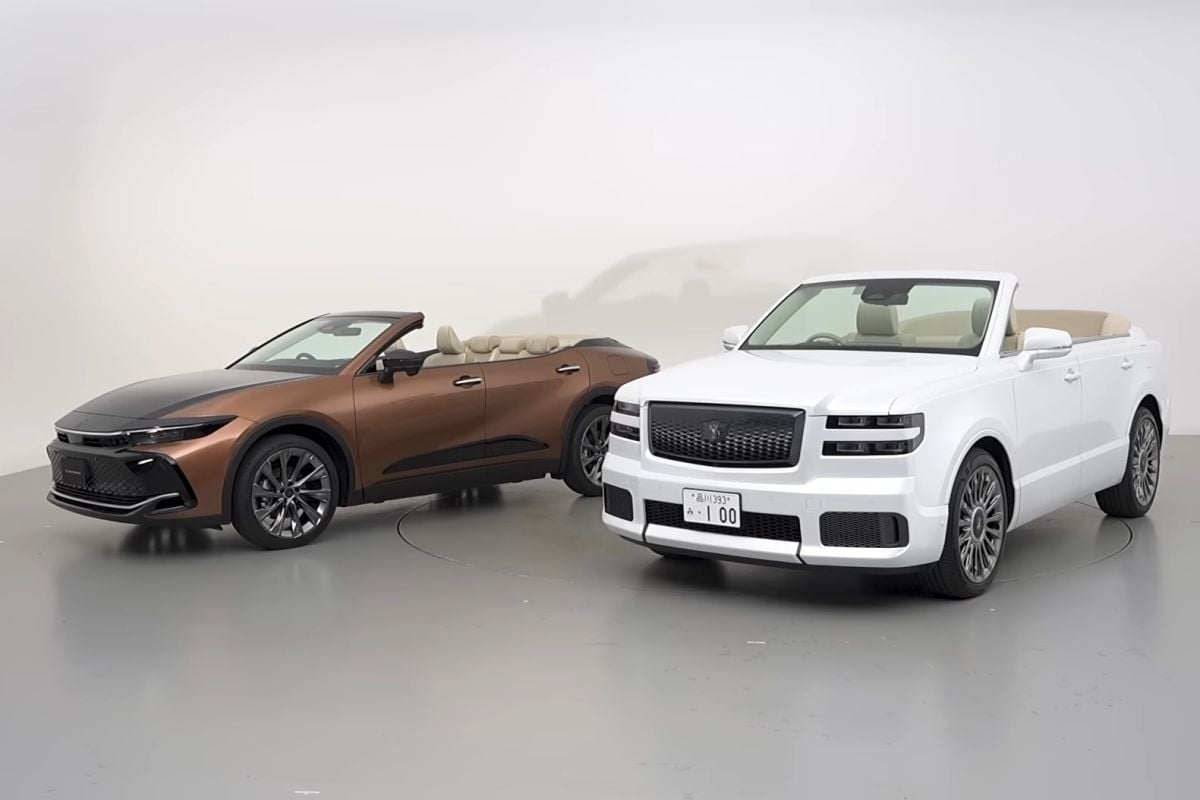 Toyota Crown Crossover Cabriolet en Century SUV Cabriolet