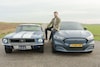 Ford Mustang Mach-E en old skool Ford Mustang