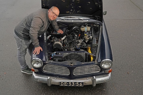 Machiel hing een 940 Turbo-blok in Volvo Amazon: ‘Het kan mij niet hard genoeg’