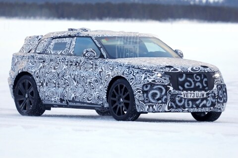 Range Rover test met elektrische Velar-achtige