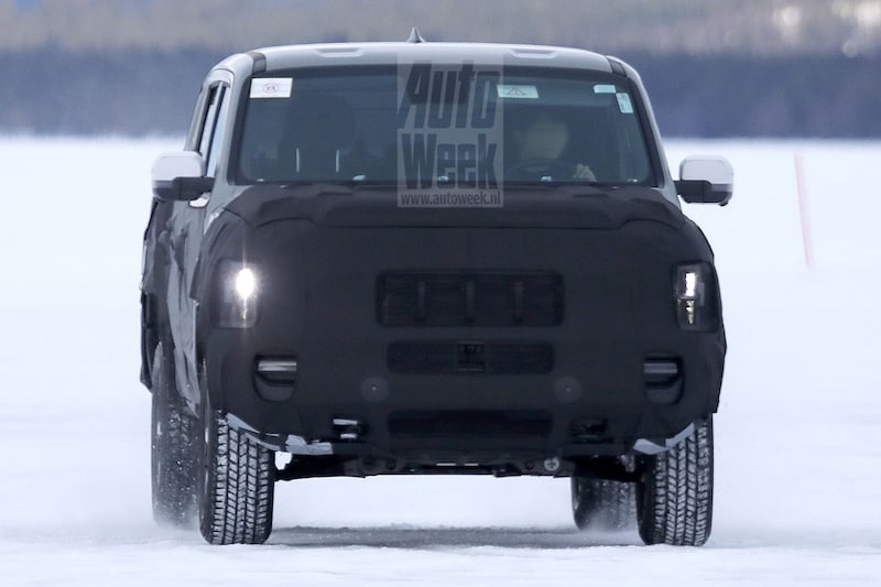 Kia Tasman spyshots