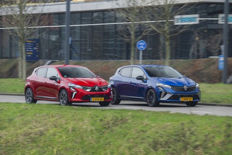 Mitsubishi Colt 1.6 HEV vs Renault Clio Hybrid - Stiekem 2x hetzelfde