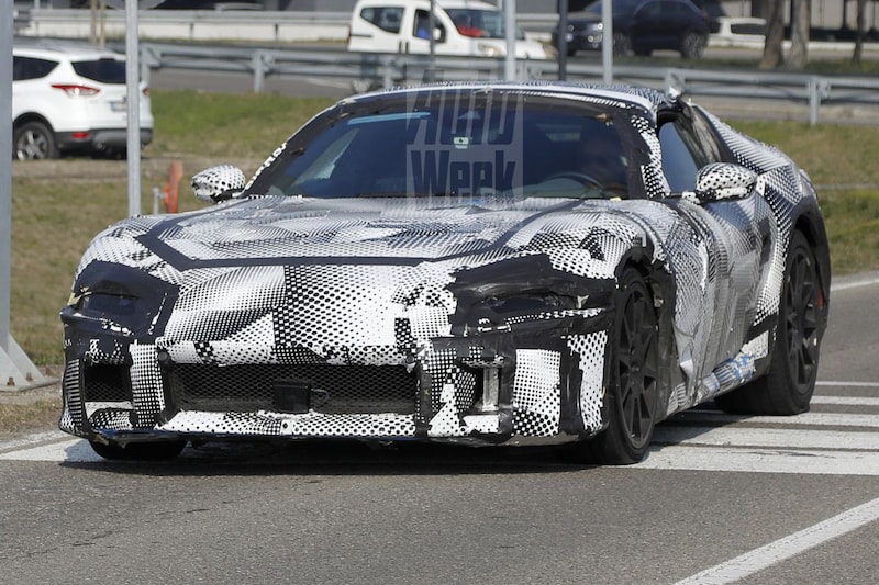 Ferrari 812 opvolger spyshots
