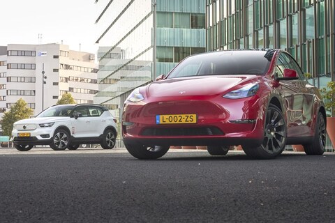 Verkoop volledig elektrische auto's in EU daalt flink