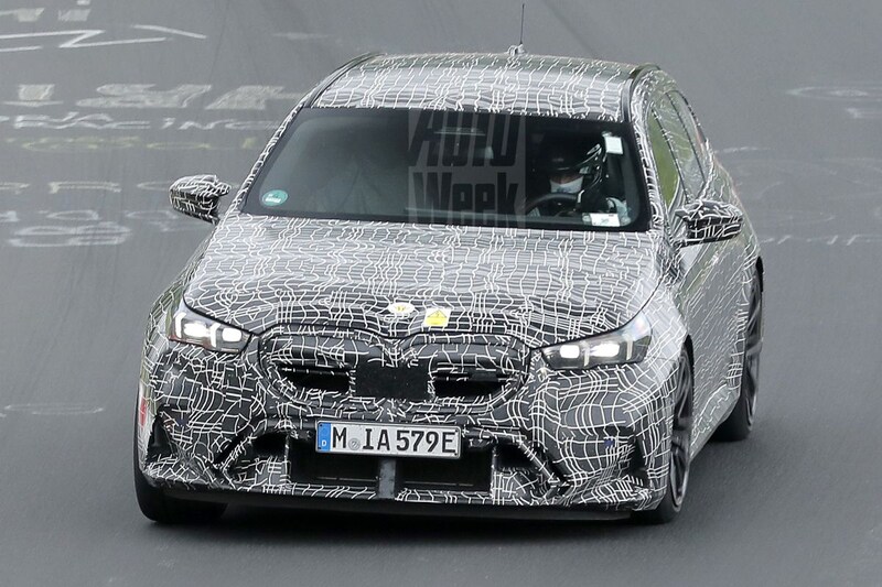 BMW M5 spyshots