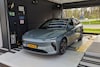 Nio ET5 Touring bij accuwisselstations