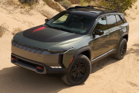 Elektrische Jeep Wagoneer S staat ook offroad z'n mannetje