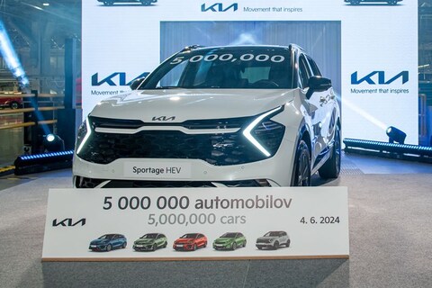 Kia bouwt vijf miljoenste auto in Slowakije