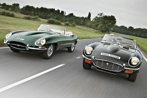 50 jaar uit productie: op pad met de eerste en de laatste Jaguar E-type