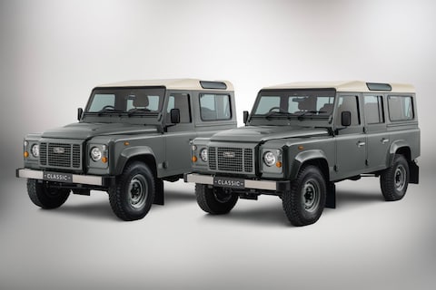 Oude Land Rover Defender maakt rentree als Works V8 Daktari Edition