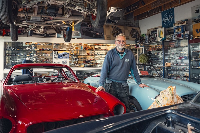 Volvo-verzamelaar en Volvo-museumdirecteur Ernst Kasteleijn