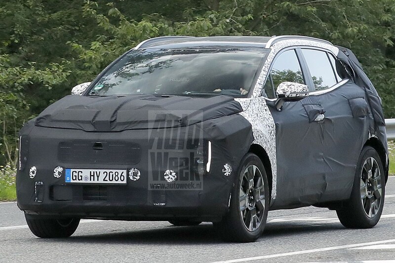 Kia Sportage facelift spyshots