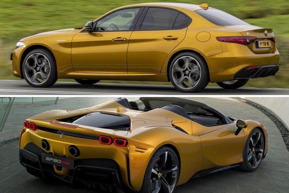 Ferrari SF90 Alfa Romeo Giulia