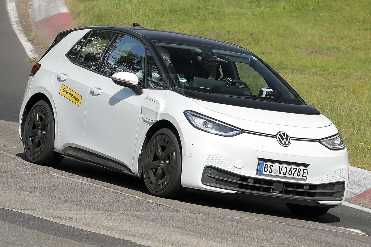Volkswagen ID2 mule ID3 spyshots