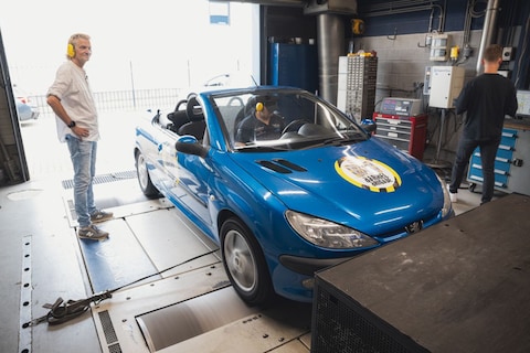 Barrelbrigade 2024 - Peugeot 206 CC - Rollenbank