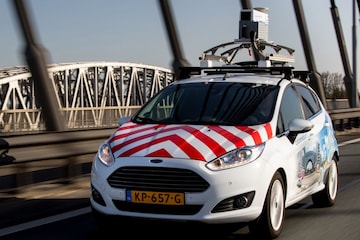 scanauto voor het scannen van de staat van het wegdek