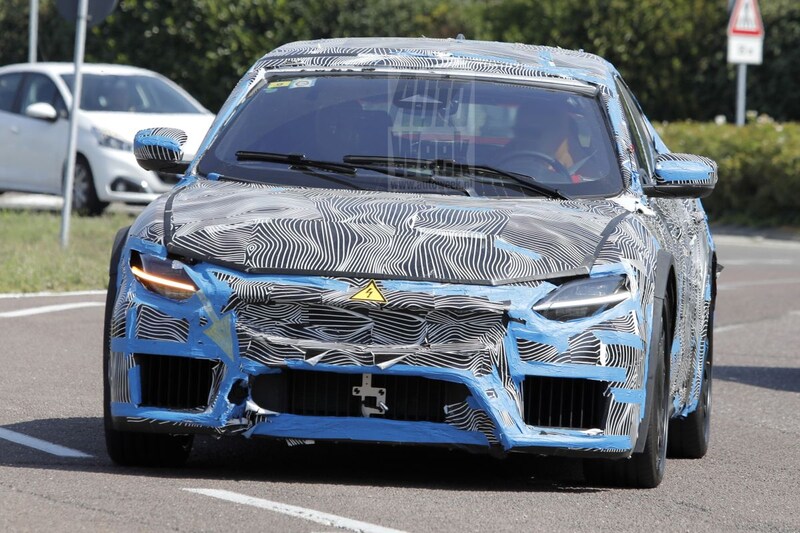 Ferrari EV spyshots
