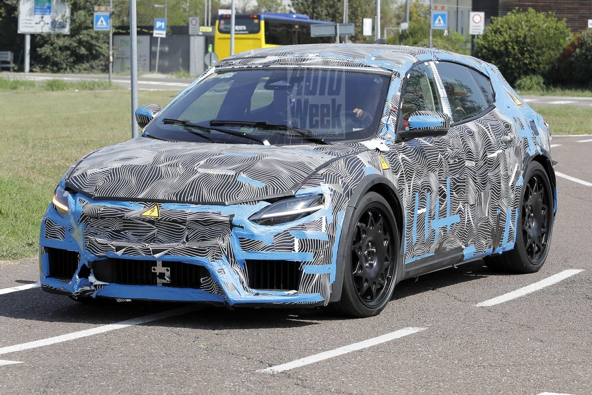 Ferrari EV spyshots