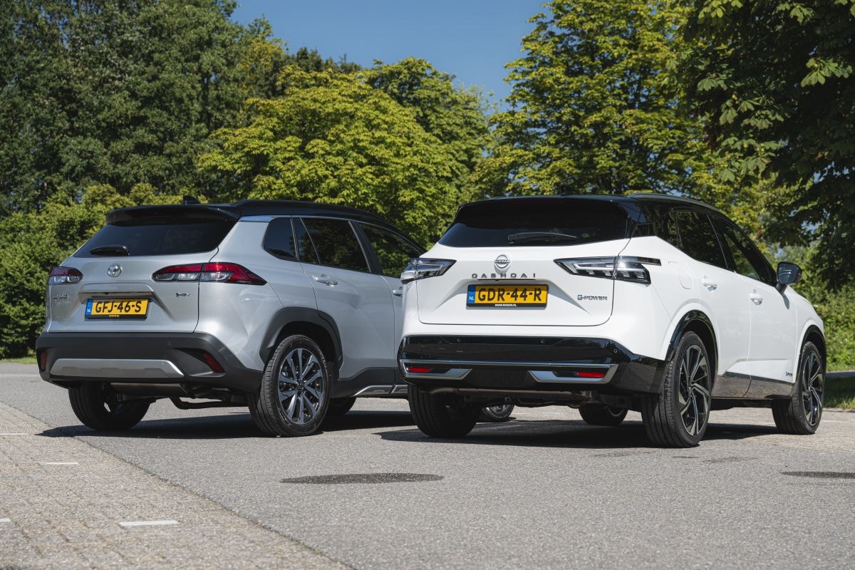 Nissan Qashqai Toyota Corolla Cross Dubbeltest