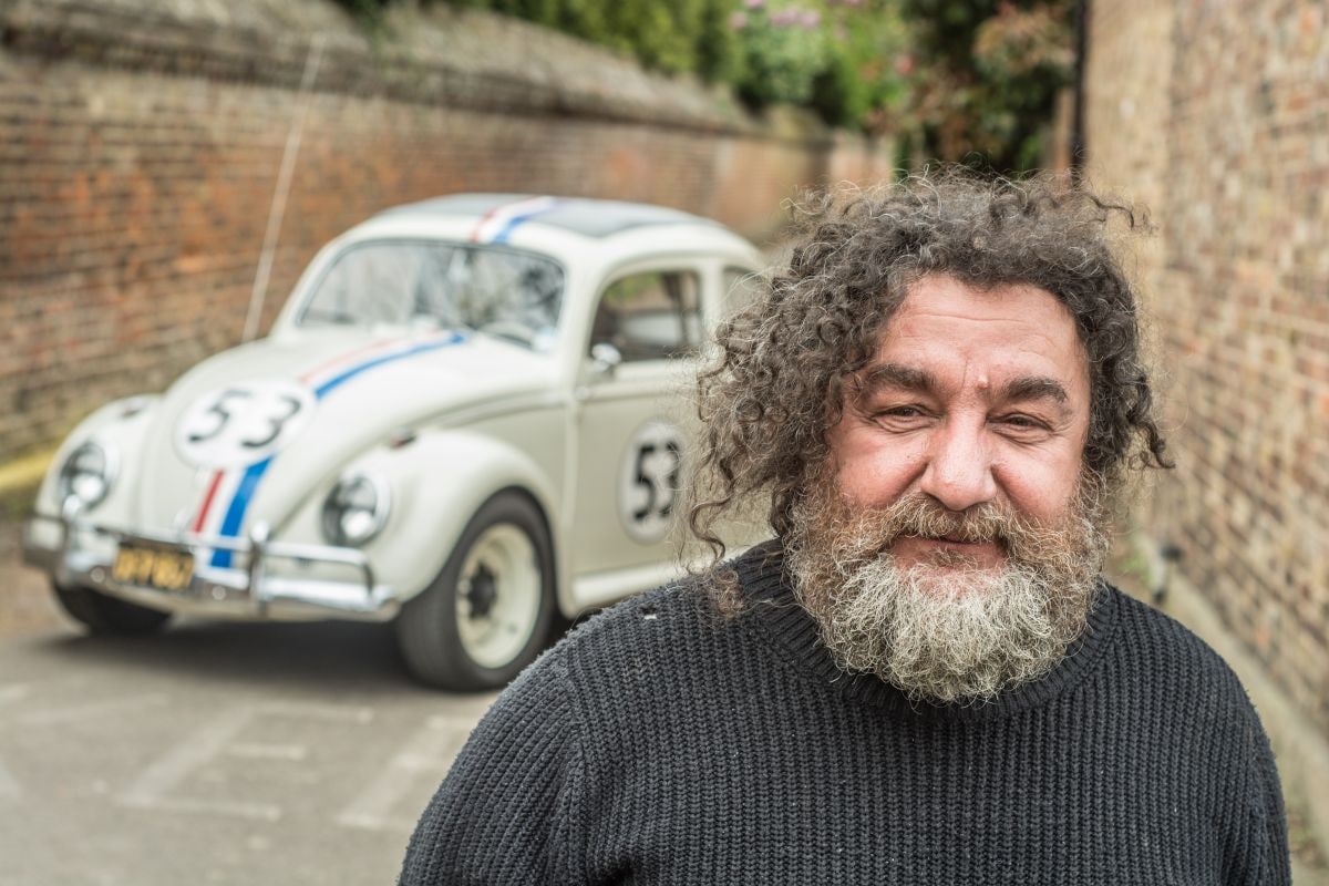 De echte Herbie is bij Luke Theochari in Londen.