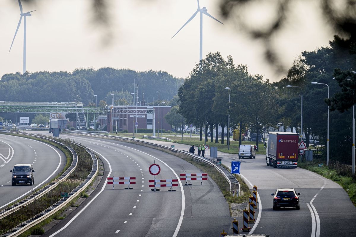 Grenscontrole Duitsland De Lutte (ANP)