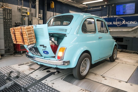 Fiat 500R (1975) - Op de rollenbank