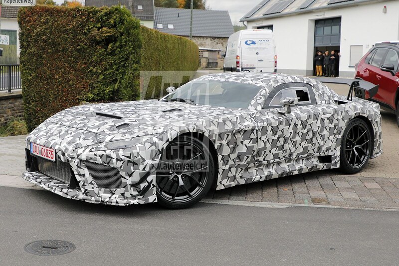 Toyota Lexus supercar spyshots