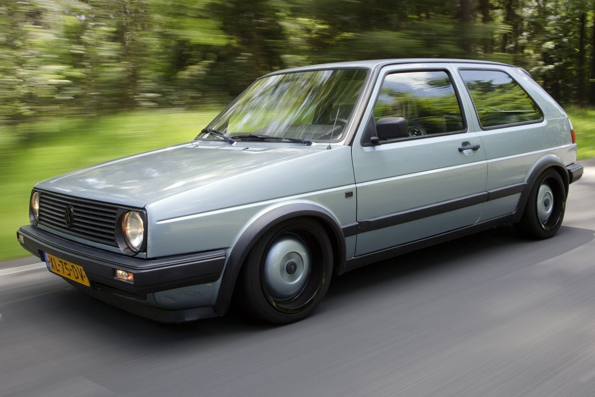 Volkswagen Golf II verlaagd