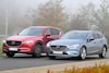 Mazda CX-5 naast Mazda 6 Sportbreak