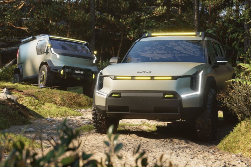 Kia EV9 en P5 SEMA