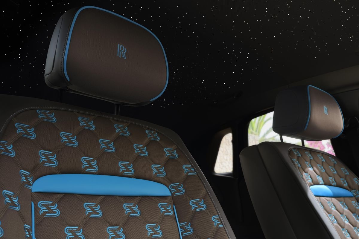 Rolls-Royce Ghost met stoffen bekleding