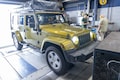 Jeep Wrangler Unlimited - Op de rollenbank