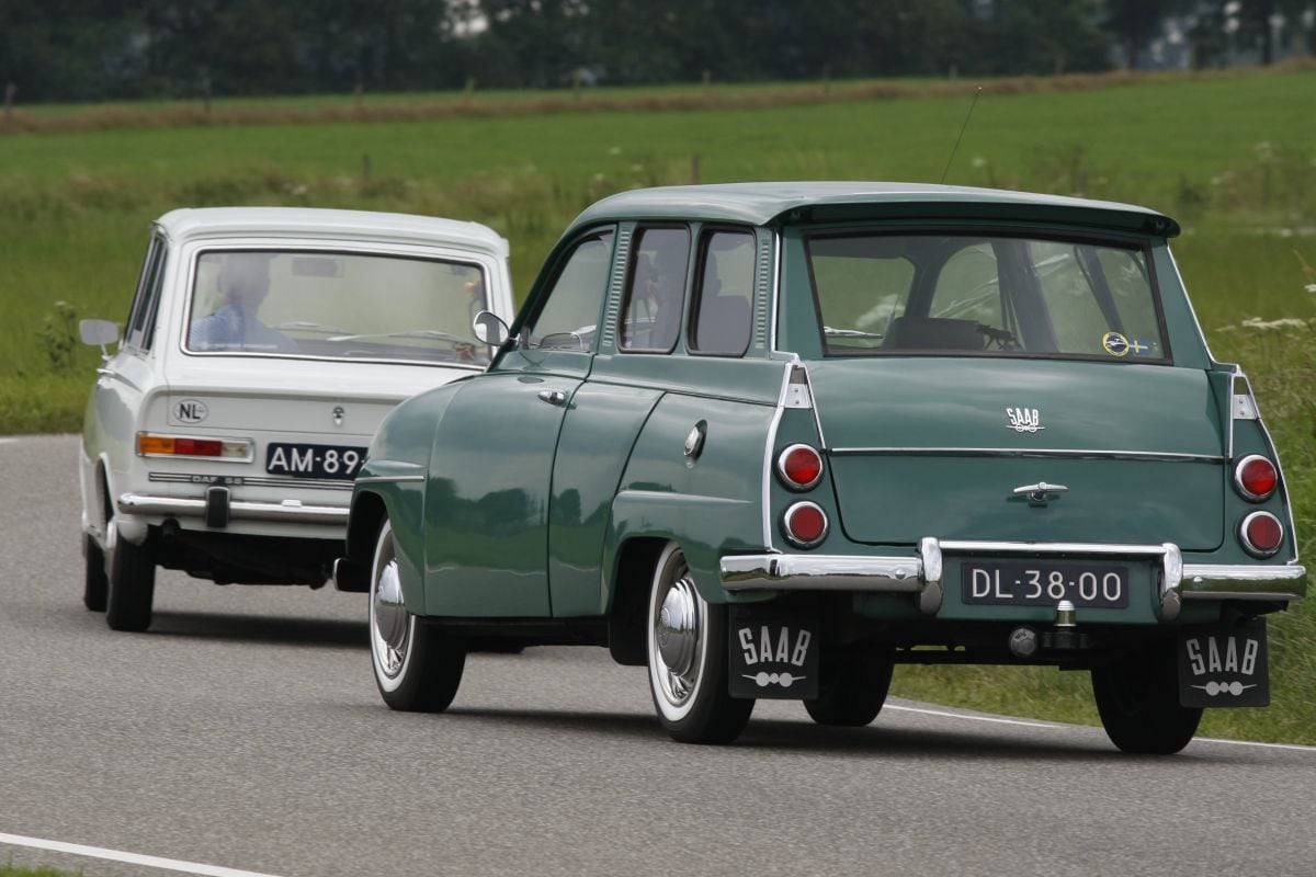 Daf 44 Combi vs. Saab 95 klassiekers