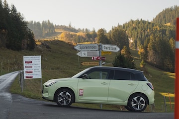 Suzuki Swift reportage naar Zwitserland. Zuinig